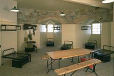 Barrack room in the keep at Calshot Castle, Hampshire, 1995. Artist: J Bailey