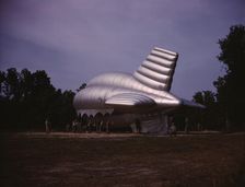 Barrage balloon, Parris Island, S.C., 1942. Creator: Alfred T Palmer