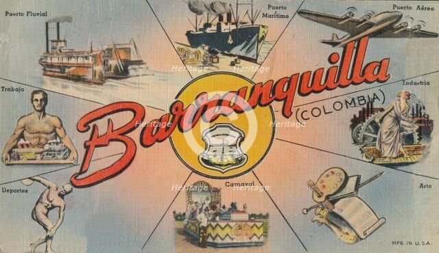 'Barranquilla (Colombia)', c1940s. Artist: Unknown.