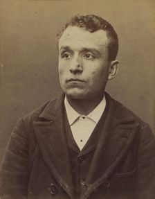 Barreyre. Alfred. 30 ans, né le 30/6/64 à Brassac (P. de Dôme). Gérant de restaurant. Anar..., 1894. Creator: Alphonse Bertillon
