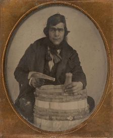 Barrel Maker, 1850s-60s. Creator: Unknown