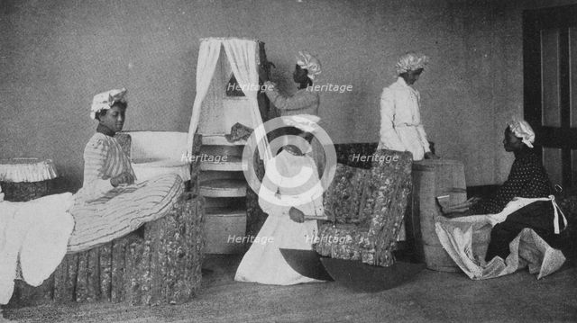 Barrel furniture, 1904. Creator: Frances Benjamin Johnston.