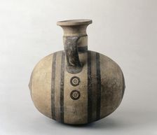 Barrel-Shaped Jug, c. 750-600 BC. Creator: Unknown