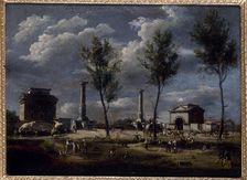 Barriere du Trone, around 1840, c1840. Creator: Unknown