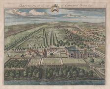 Barrington, The Seat of Edmond Bray, Esq., [1712] reissued 1768. Creator: Johannes Kip