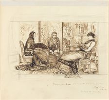 Barrington bore it all with exemplary patience, 1878/1879. Creator: George du Maurier
