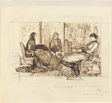 Barrington bore it all with exemplary patience, 1878/1879. Creator: George du Maurier