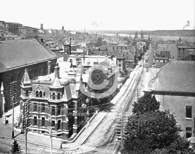 Barrington Street, Halifax, Nova Scotia, Canada, c1900. Creator: Unknown.