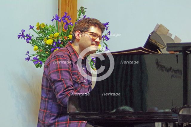 Barry Green, Elaine Delmar and Friends, National Jazz Archive Fundraiser, Loughton, Essex, 2022. Creator: Brian O'Connor.