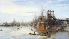 Barry Docks 1871-1931. Creator: William Lionel Wyllie