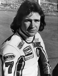 Barry Sheene MBE motorcyling World Champion. Creator: Unknown