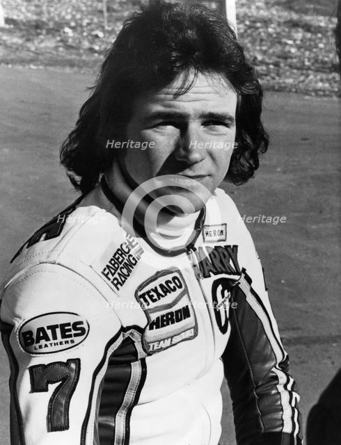 Barry Sheene MBE motorcyling World Champion. Creator: Unknown.
