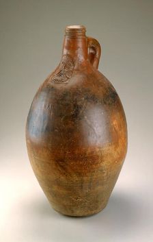 Bartmann jug, ca. 1800. Creator: Unknown
