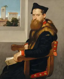 Bartolomeo Bonghi (died 1584), shortly after 1553. Creator: Giovanni Battista Moroni