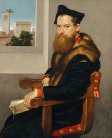 Bartolomeo Bonghi (died 1584), shortly after 1553. Creator: Giovanni Battista Moroni