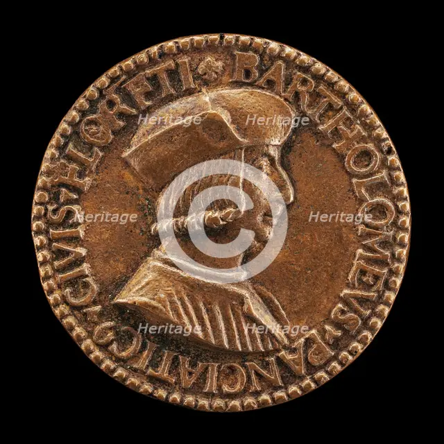 Bartolomeo Panciatichi, 1468-1533, Merchant [obverse], 1517. Creator: Jacques Gauvain.