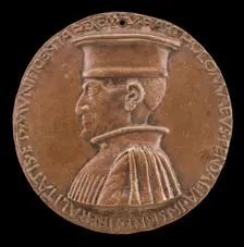 Bartolommeo Pendaglia, died 1462, Merchant of Ferrara [obverse], c. 1462. Creator: Sperandio Savelli