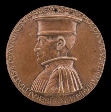 Bartolommeo Pendaglia, died 1462, Merchant of Ferrara [obverse], c. 1462. Creator: Sperandio Savelli