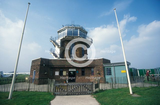 Barton Aerodrome, Control Tower, Liverpool Road, Eccles, Salford, 2004. Creator: Simon Inglis.