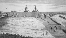 Barton Aqueduct, Manchester Ship Canal, Greater Manchester