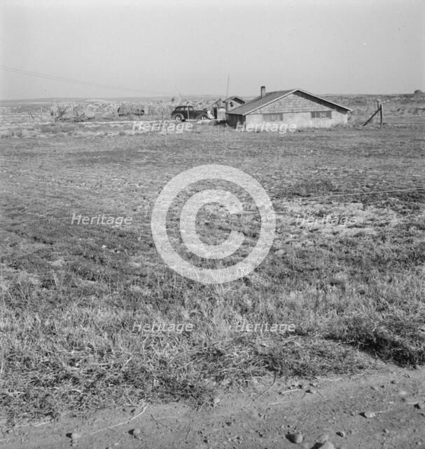 Bartheloma basement house, Nyssa Heights, Malheur County, Oregon, 1939. Creator: Dorothea Lange.