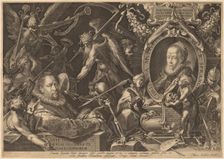 Bartholomaeus Spranger and his Late Wife Christina Muller, c. 1600. Creator: Aegidius Sadeler II