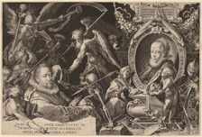 Bartholomaeus Spranger and his Late Wife Christina Muller, c. 1600. Creator: Aegidius Sadeler II