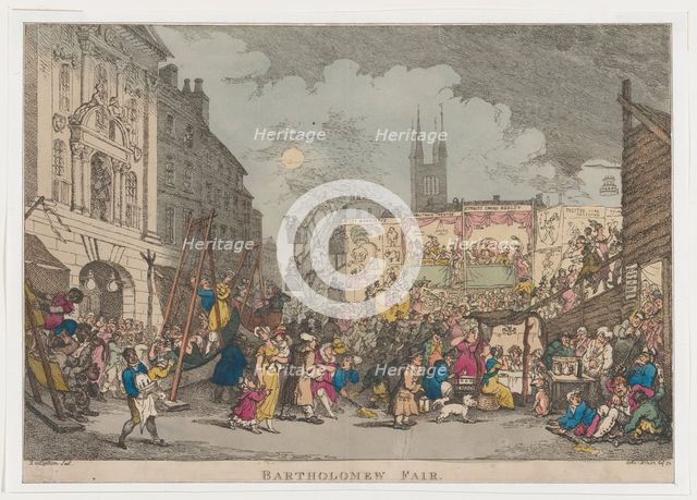 Bartholomew Fair, 1807., 1807. Creator: Thomas Rowlandson.