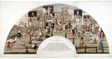 Bartholomew Fair, West Smithfield, London, c1825. Artist: Anon