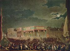 Bartholomew Fair: From the Outside 1942. Artists: Thomas Rowlandson, Augustus Charles Pugin