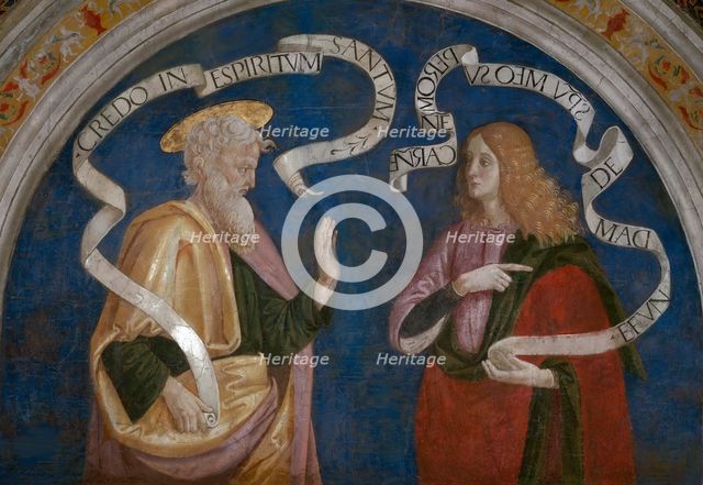 Bartholomew the Apostle and the Prophet Joel, 1492-1495.