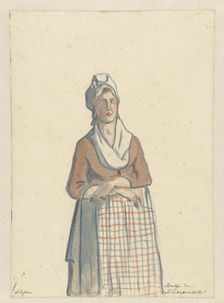 Bartje the Ventriloquist (Diary, January 22), 1805-1808. Creator: Christiaan Andriessen