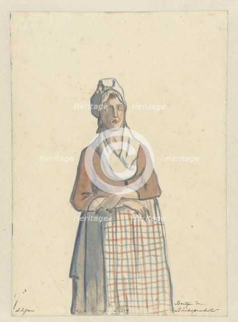 Bartje the Ventriloquist (Diary, January 22), 1805-1808. Creator: Christiaan Andriessen.