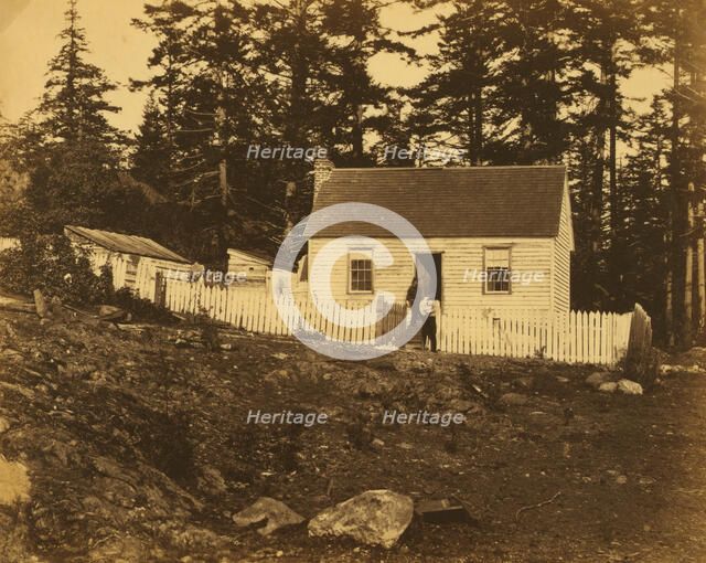 Bartlemy's house, Esquimalt Harbor, between 1858 and 1861. Creator: Unknown.