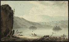 Barzon's Wake Lake, Lancashire, 1753-1807. Creators: Unknown, Sawrey Gilpin