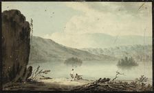 Barzon's Wake Lake, Lancashire, 1753-1807. Creators: Unknown, Sawrey Gilpin