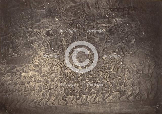 Bas-relief de la Grande Galerie de la Pagode, 1866. Creator: Emile Gsell.