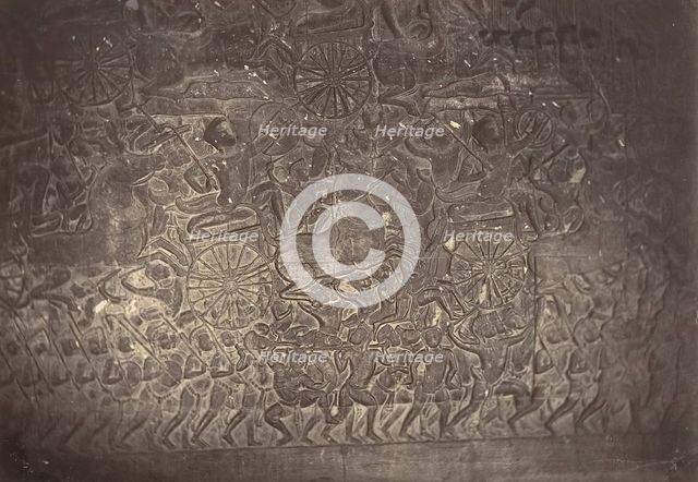 Bas-relief de la Grande Galerie de la Pagode, 1866. Creator: Emile Gsell.