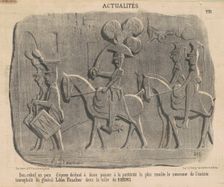 Bas-relief en pain d'épices ..., 19th century. Creator: Honore Daumier