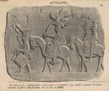 Bas-relief en pain d'épices ..., 19th century. Creator: Honore Daumier