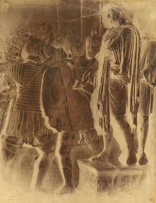 Bas Relief from the Arch of Constantine, Rome, 1849. Creator: Frédéric Flachéron