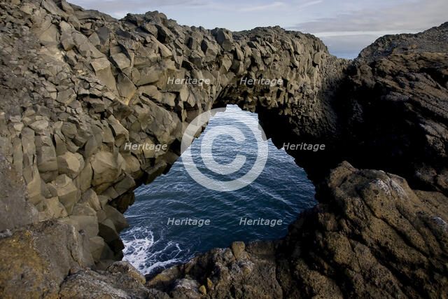 Basaltic Arch, Iceland. Creator: Tom Artin.