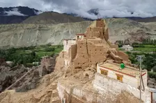 Basgo Castle and Monastery, Ladakh, India, 2023. Creator: Peter Thompson