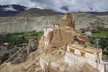 Basgo Castle and Monastery, Ladakh, India, 2023. Creator: Peter Thompson