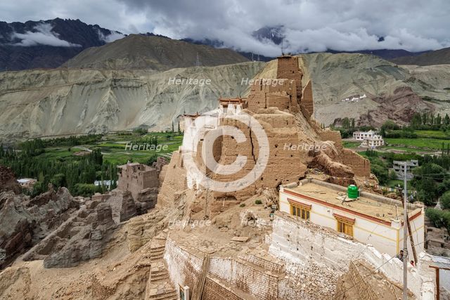 Basgo Castle and Monastery, Ladakh, India, 2023. Creator: Peter Thompson.