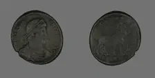 Base (Coin) Portraying Emperor Julianus, 360-363. Creator: Unknown