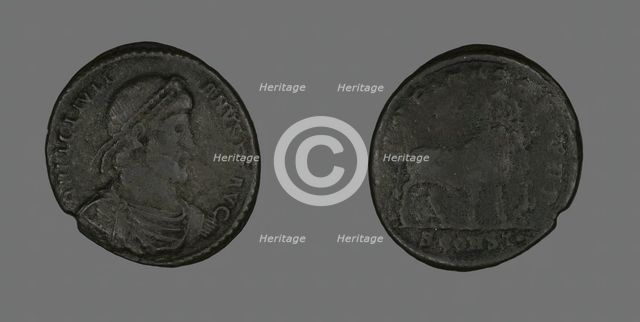 Base (Coin) Portraying Emperor Julianus, 360-363. Creator: Unknown.