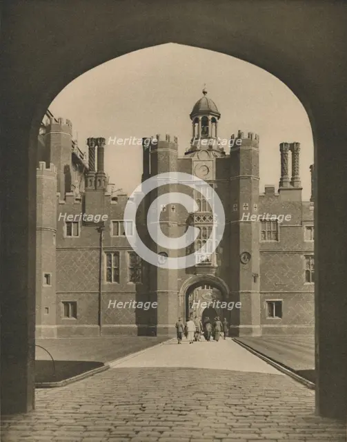 'Base Court, the First Quadrangle of Wolsey's Palace', c1935. Creator: Donald McLeish.