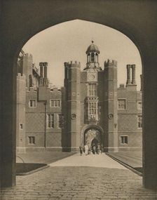 Base Court, the First Quadrangle of Wolsey's Palace c1935. Creator: Donald McLeish