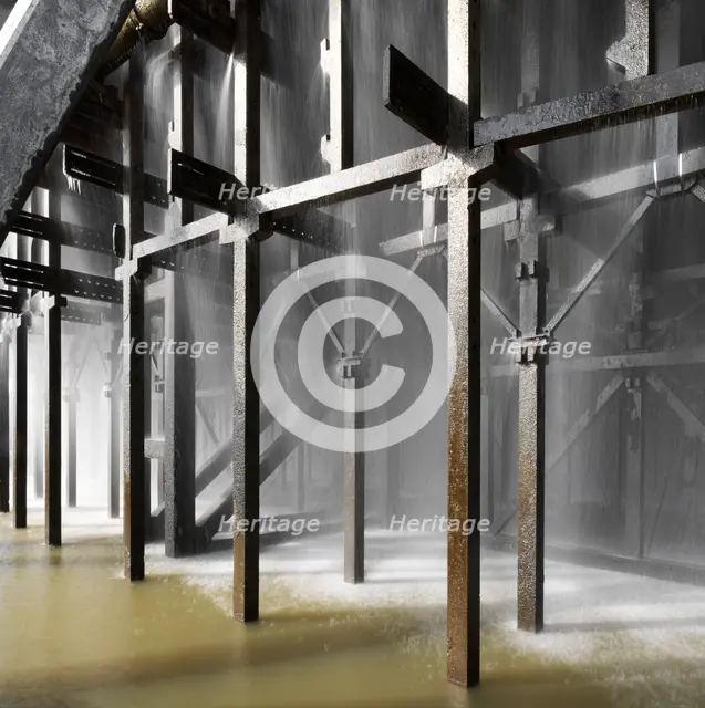 Base of the south-east natural draft cooling tower, Didcot 'A' Power Station, Oxfordshire, 2013. Artist: James O Davies.